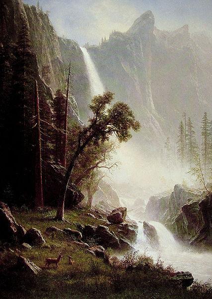 Albert Bierstadt Bridal Veil Falls oil painting image